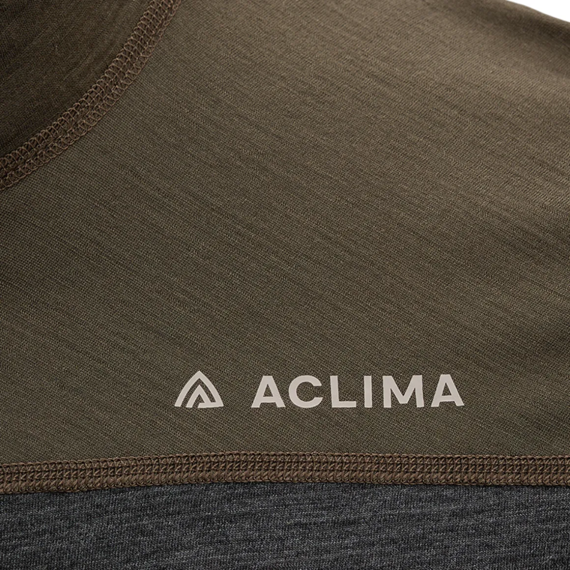 Aclima LightWool 180 Polo w/zip, herre (Tarmac Marengo)