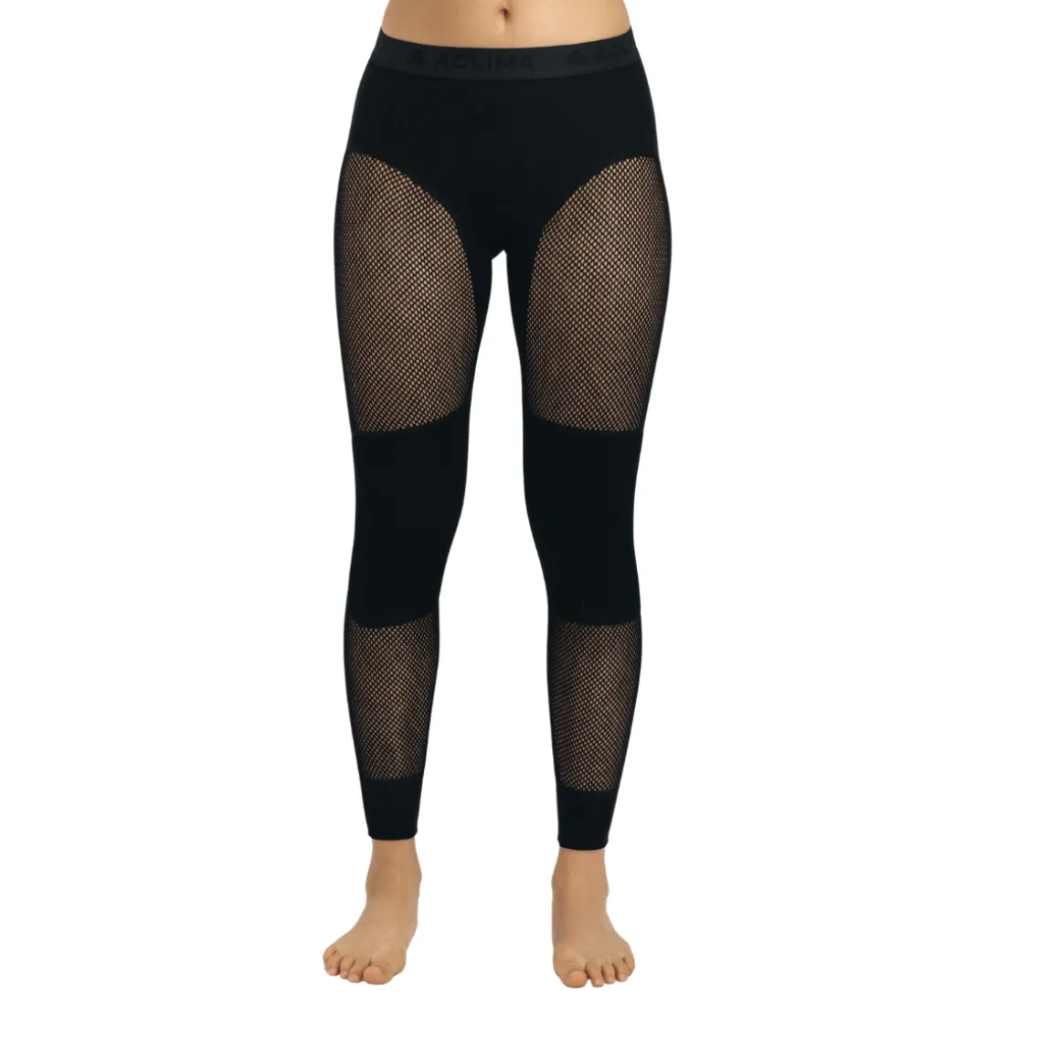 Aclima WoolNet Longs, dame (Jet Black)