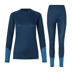 Asivik Baselayer Undertøj Sæt, dame (Blue / Blue)