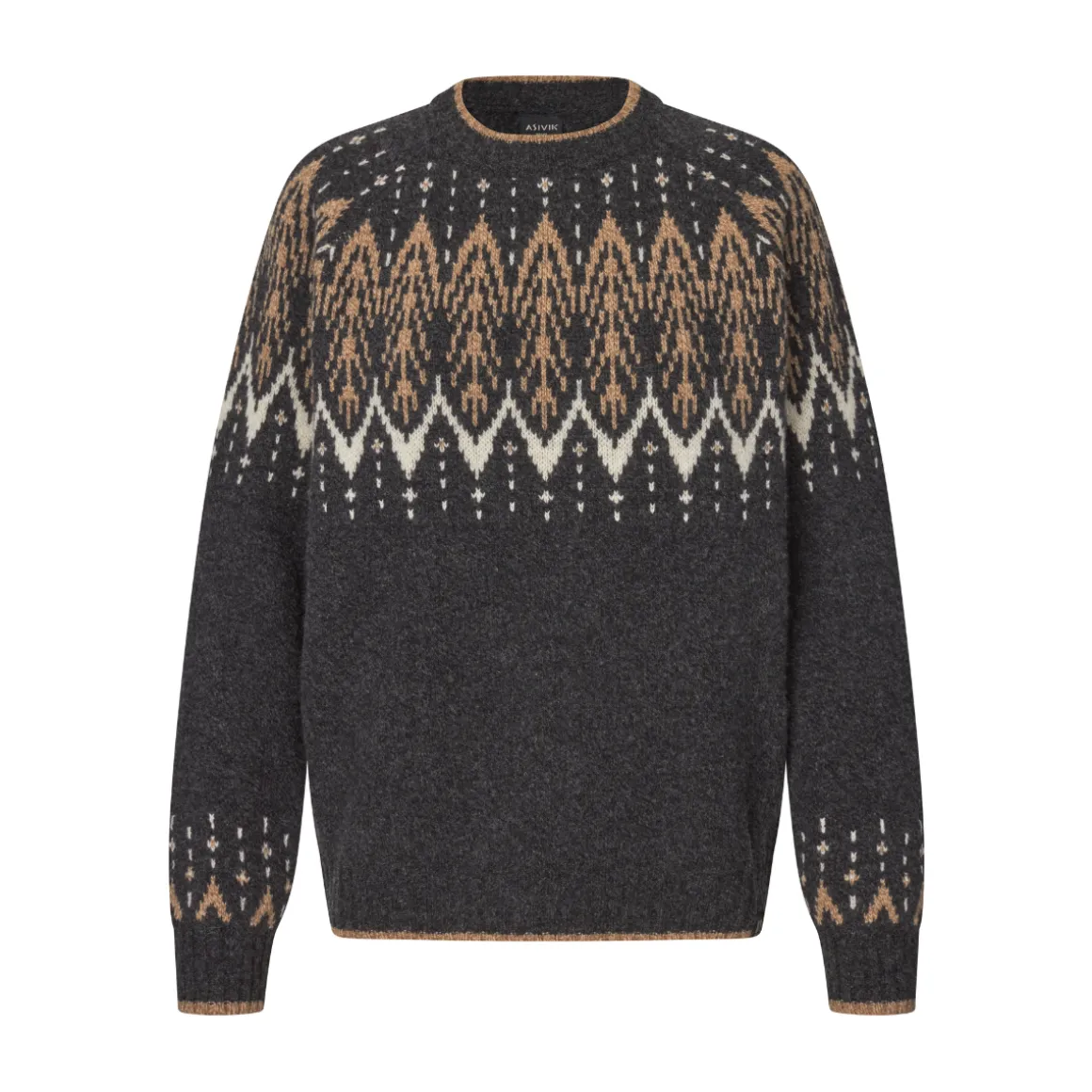Asivik Isefjord Sweater, dame (Black Sand)
