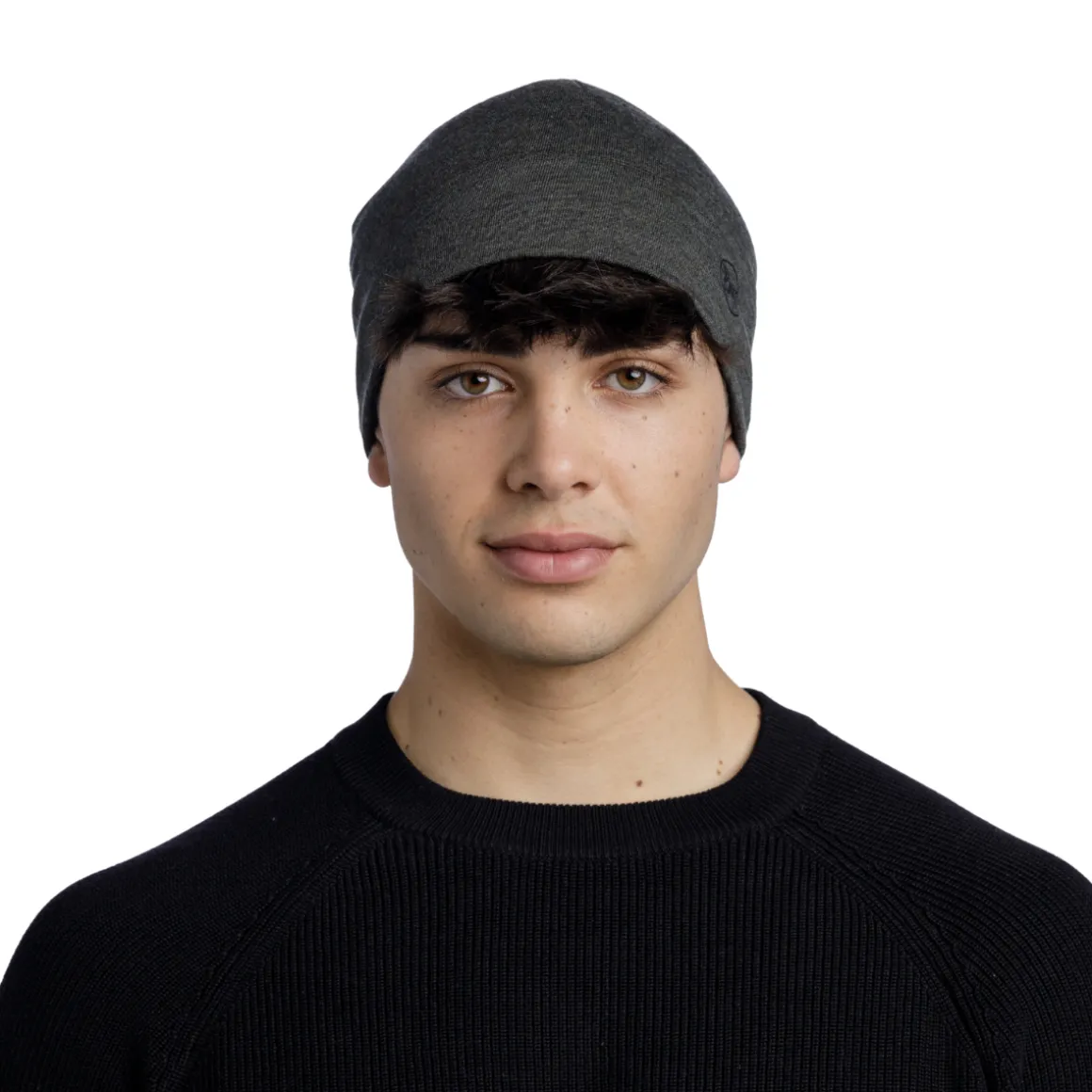 Buff Merino MW Beanie (Bark)