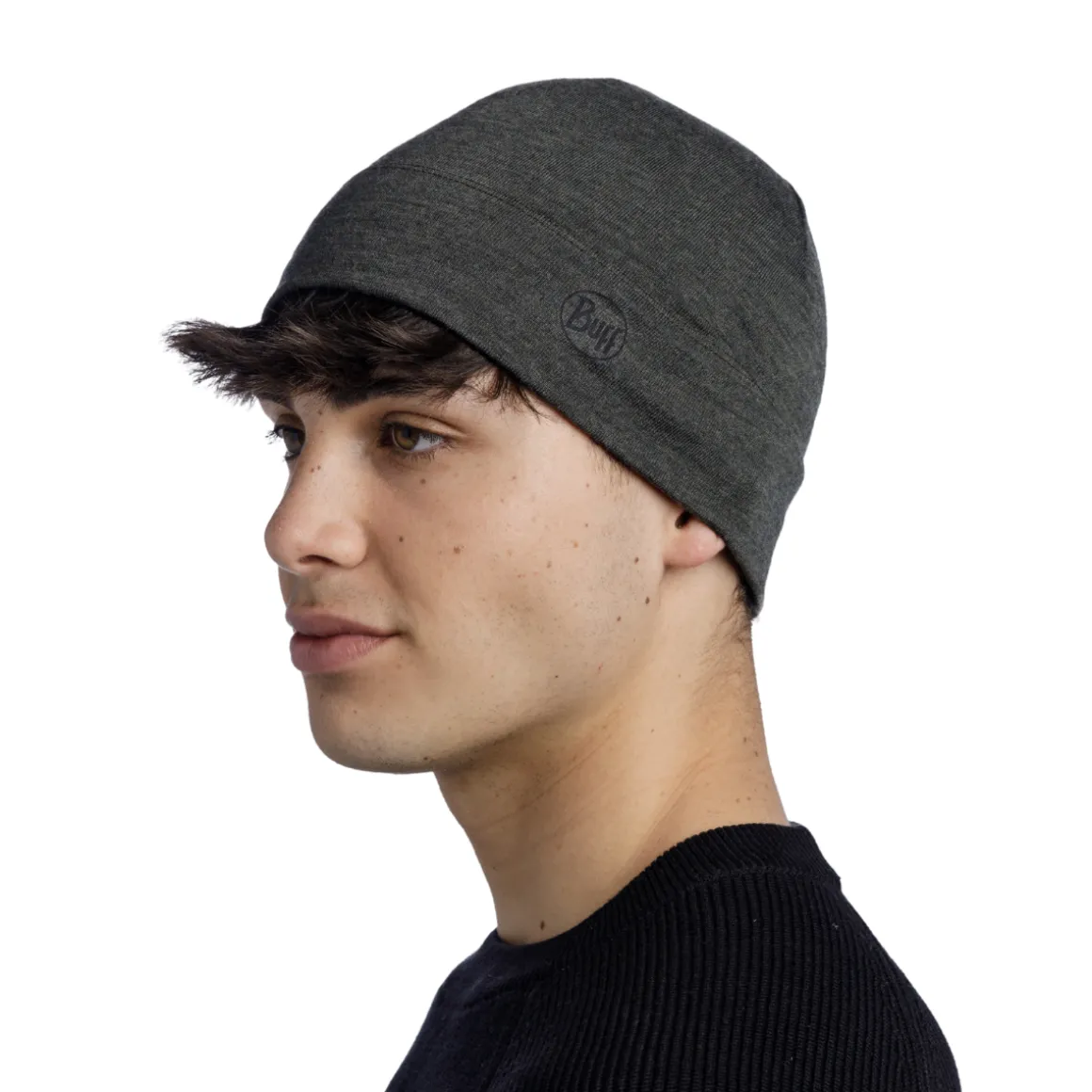 Buff Merino MW Beanie (Bark)