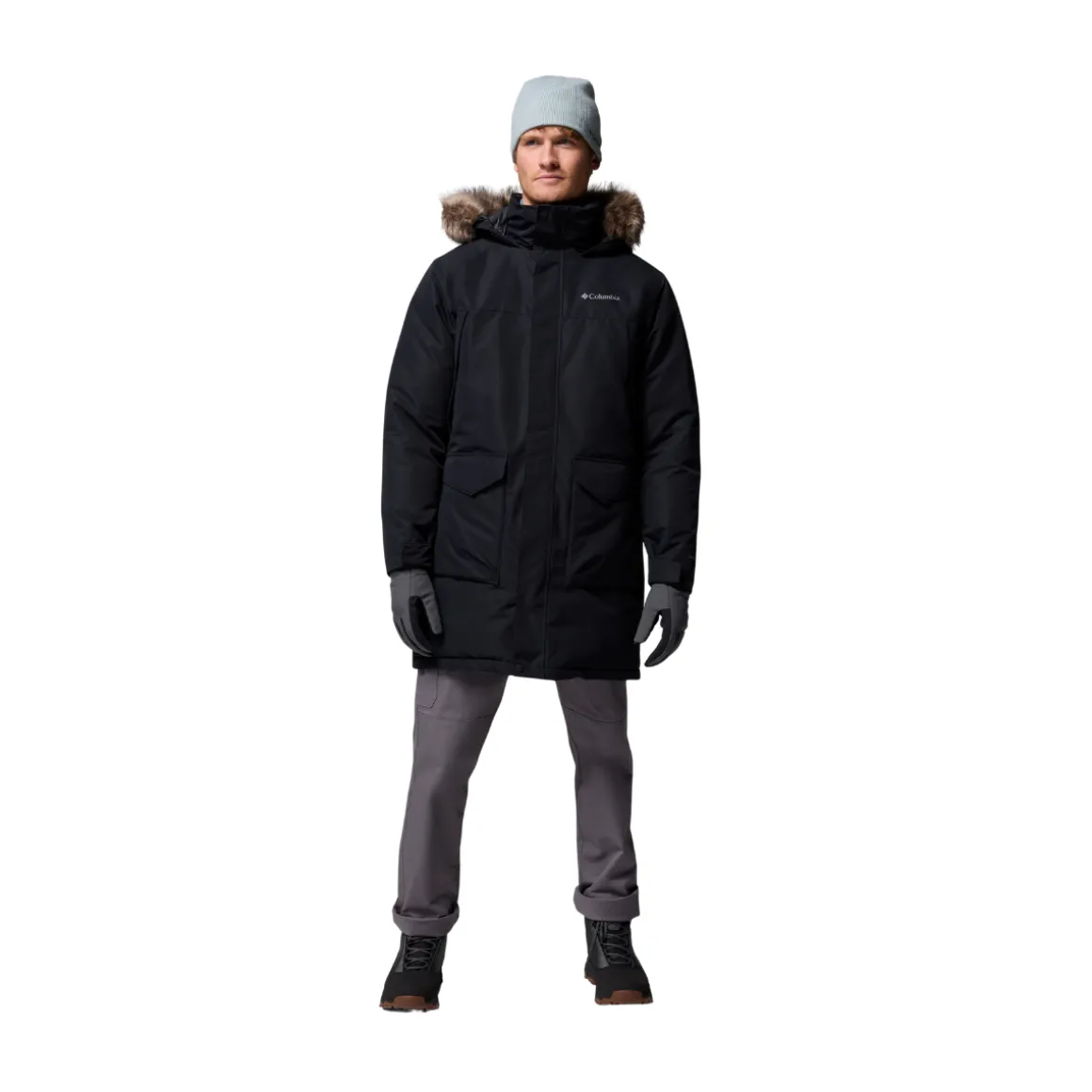 Columbia Cape Ridge Parka / Dunjakke, herre (Black)