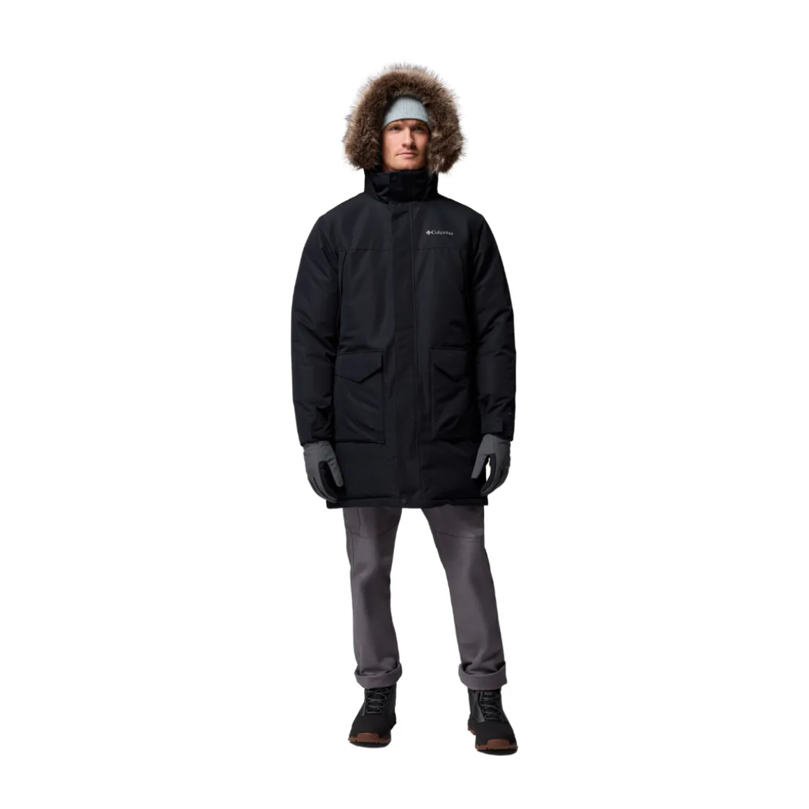 Columbia Cape Ridge Parka / Dunjakke, herre (Black)