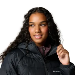 Columbia Powder Lite II Mid Vinterjakke, dame (Black)