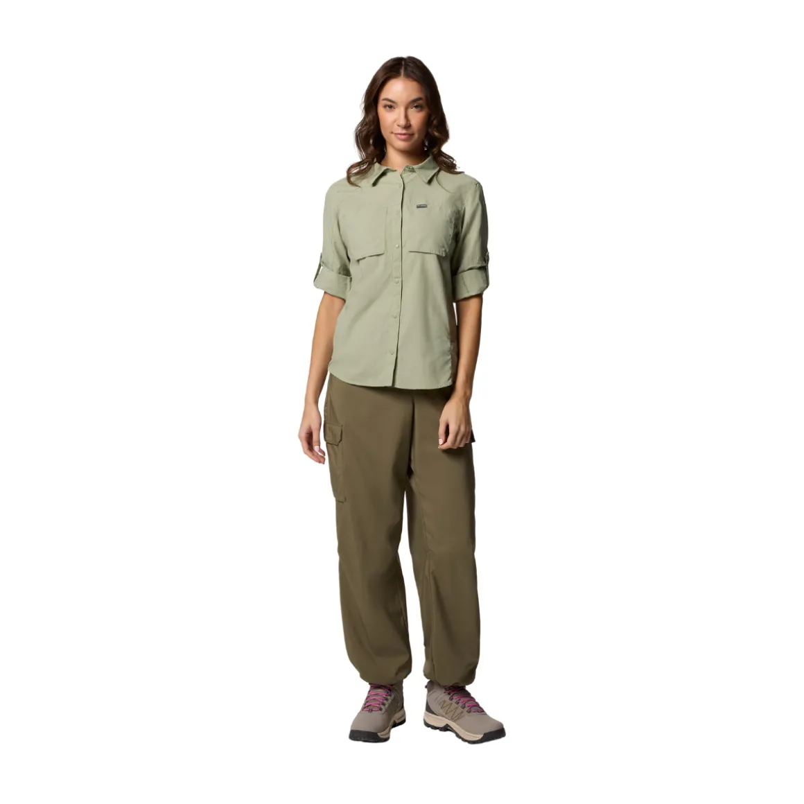 Columbia Skien Valley LS Shirt, dame (Safari)
