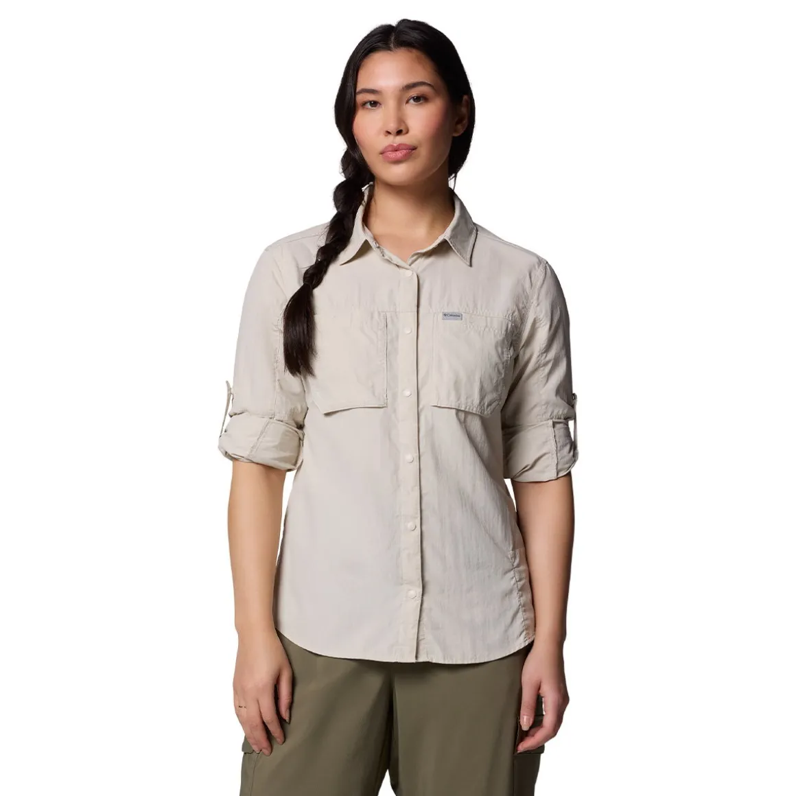 Columbia Skien Valley LS Skjorte, dame (Dark Stone)