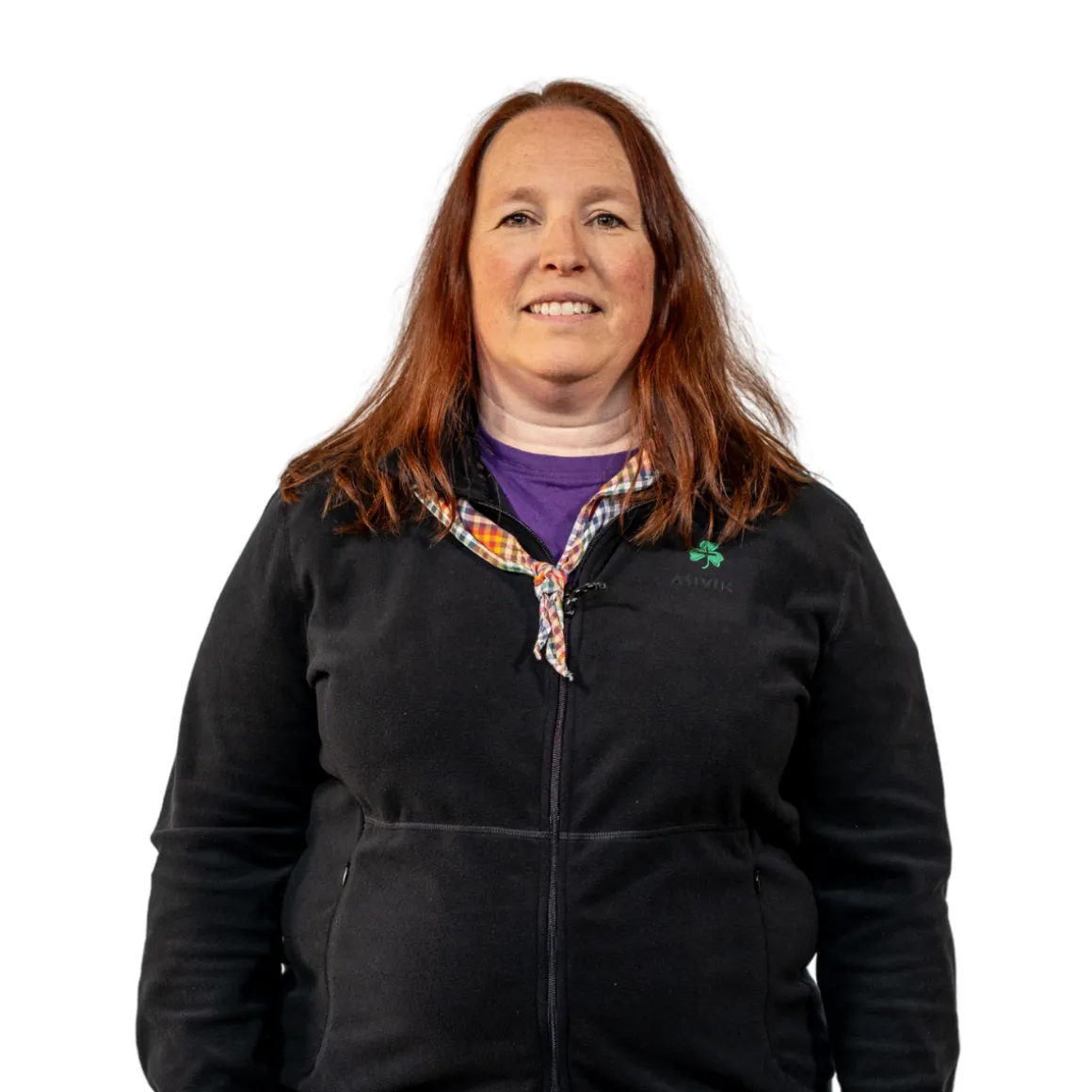 De grønne pigespejdere Nanok Fleece, dame (Black)