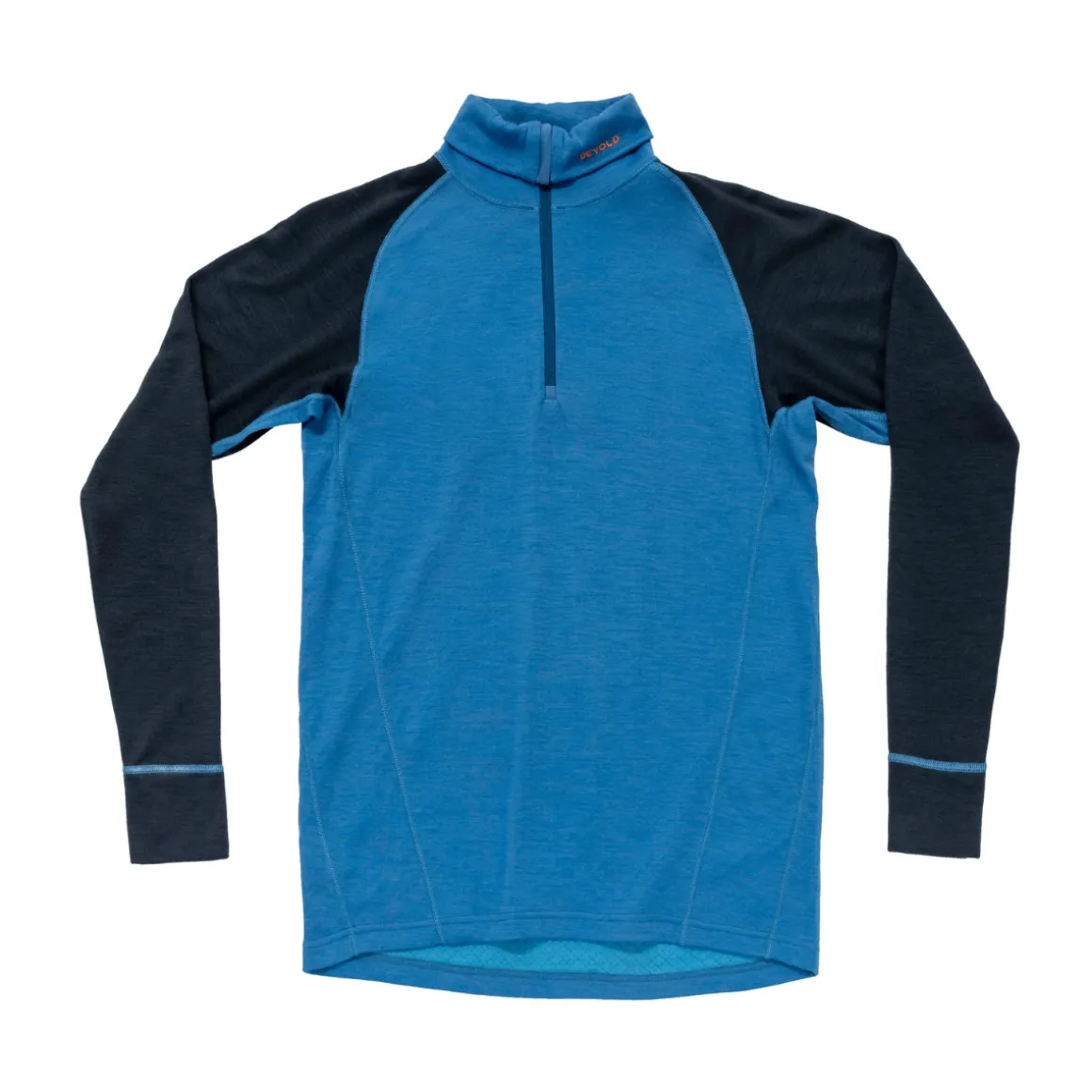 Devold Duo Active Merino 205 Zip Neck, herre (Blue Ink)
