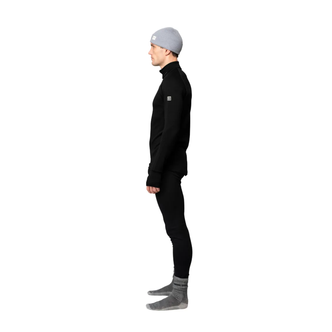 Devold Expedition Merino 235 Zip Neck trøje, herre (Black)