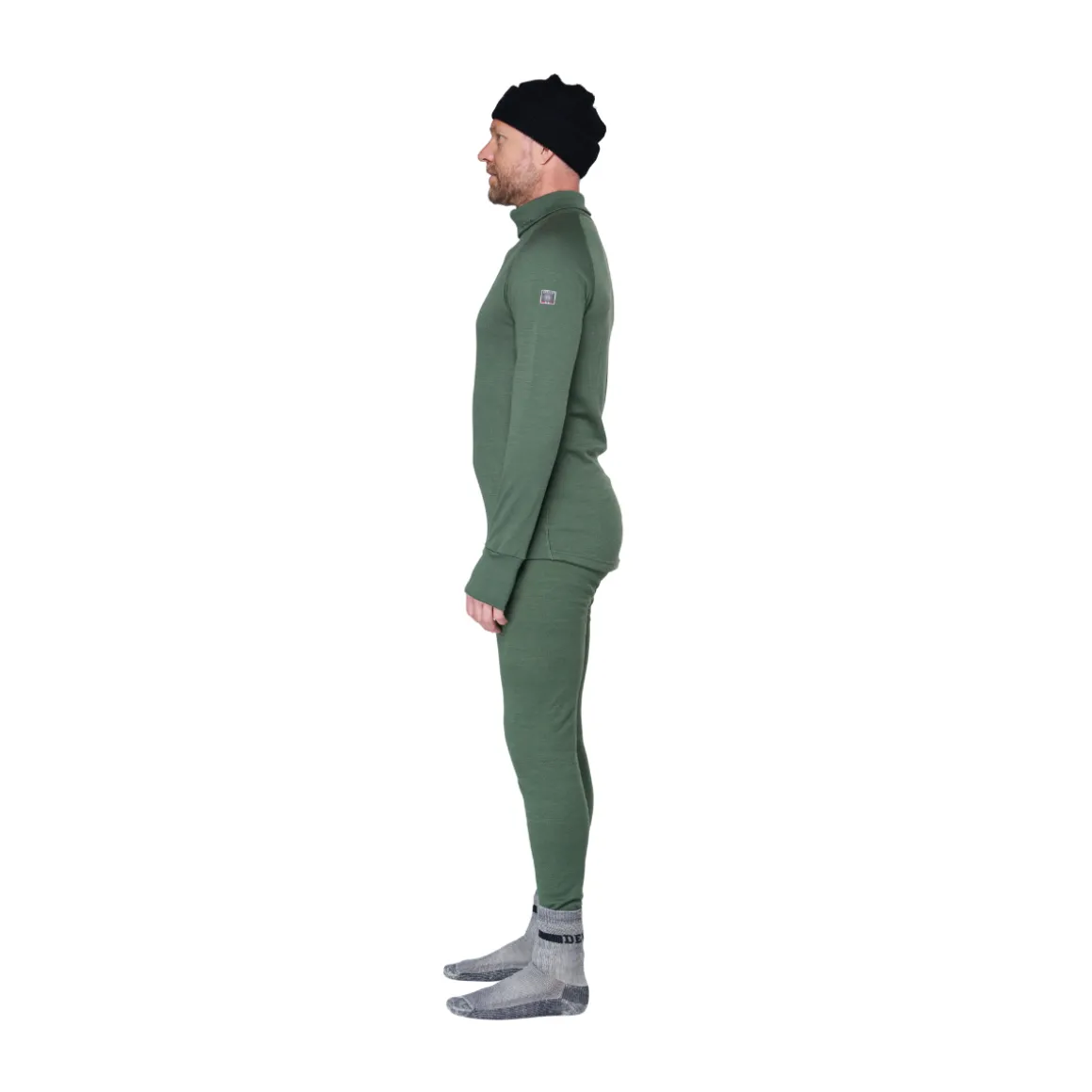 Devold Expedition Merino 235 Zip Neck trøje, herre (Forest)