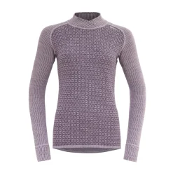 Devold Kvitegga Cross Neck, dame (Orchid)
