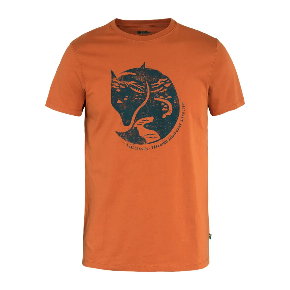 Fjällräven Arctic Fox T-shirt, herre (Teracotta Brown)