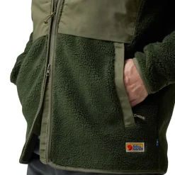 Fjällräven Vardag Pile Fleece, herre (Deep Forest / Laurel Green)