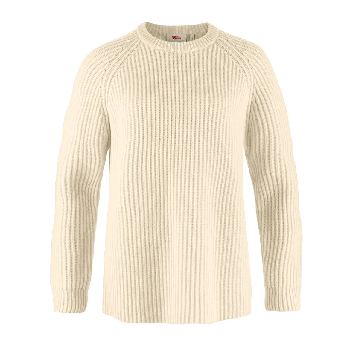 Fjällräven Övik Rib Sweater, dame (Chalk White)