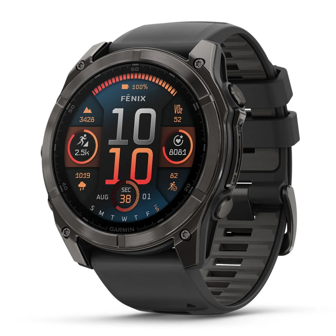 Garmin Fenix 8 AMOLED Sapphire, 51mm (Carbon Grey)