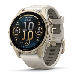 Garmin Fenix 8 AMOLED Sapphire, 43 mm (Soft Gold)