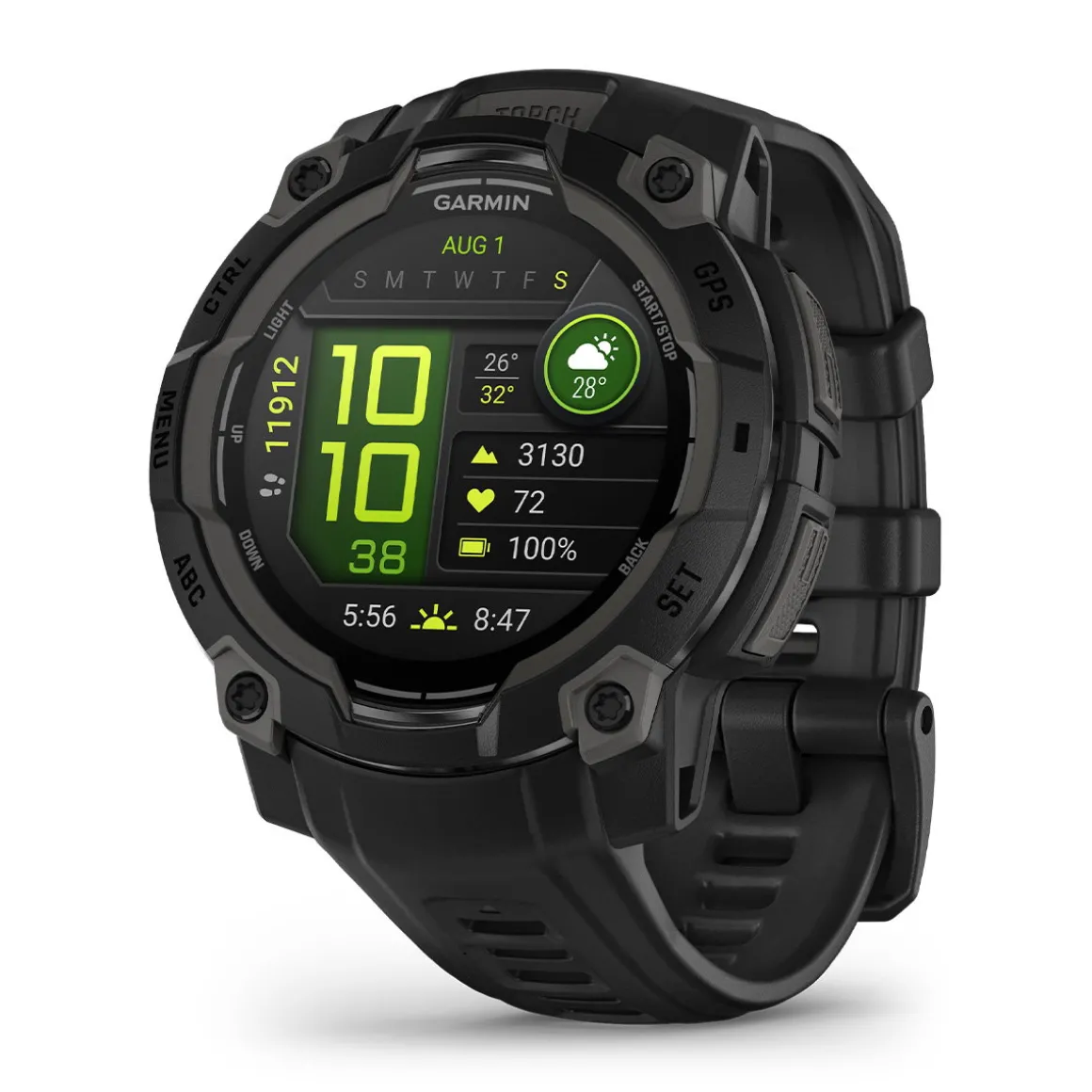 Garmin Instinct 3 AMOLED, 45mm (Black)