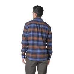 Klitmøller Collective Bobby Shirt, herre (Navy Rust Check)