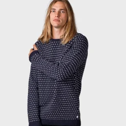 Klitmøller Collective Hugo Knit sweater (Navy Cream)