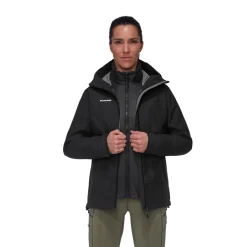 Mammut Alto Light 3in1 HS Hooded Jakke, dame (Black)