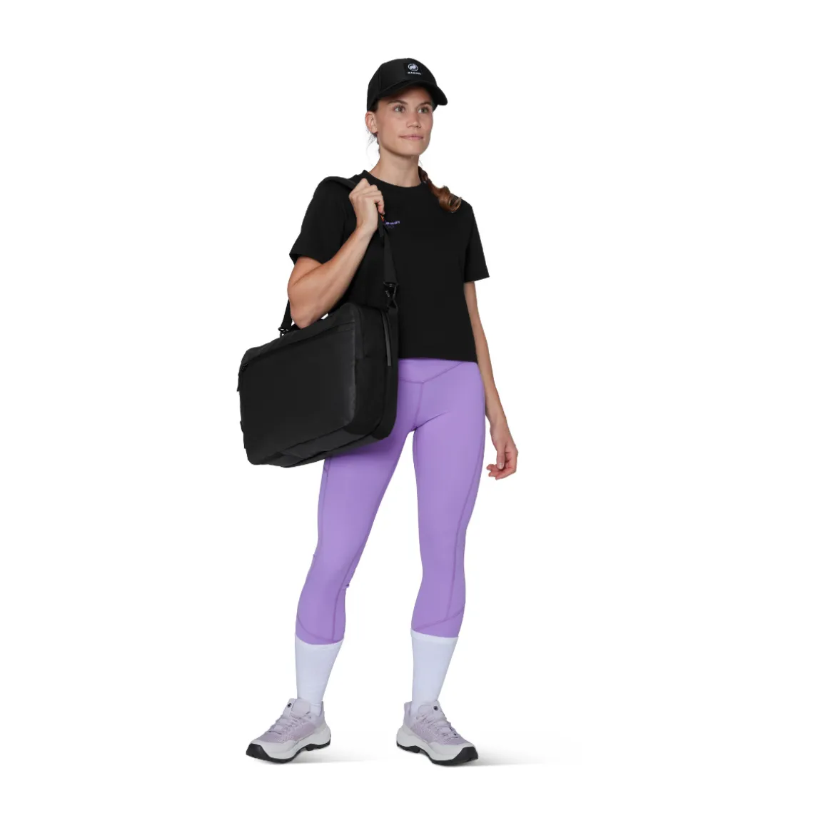 Mammut Base Cropped T-shirt, dame (Black)