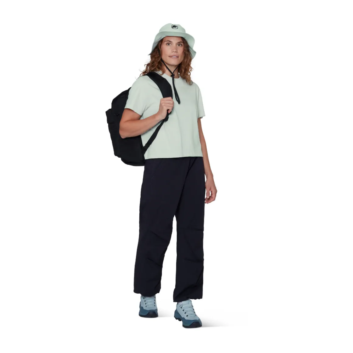 Mammut Base Cropped T-shirt, dame (Glacier)