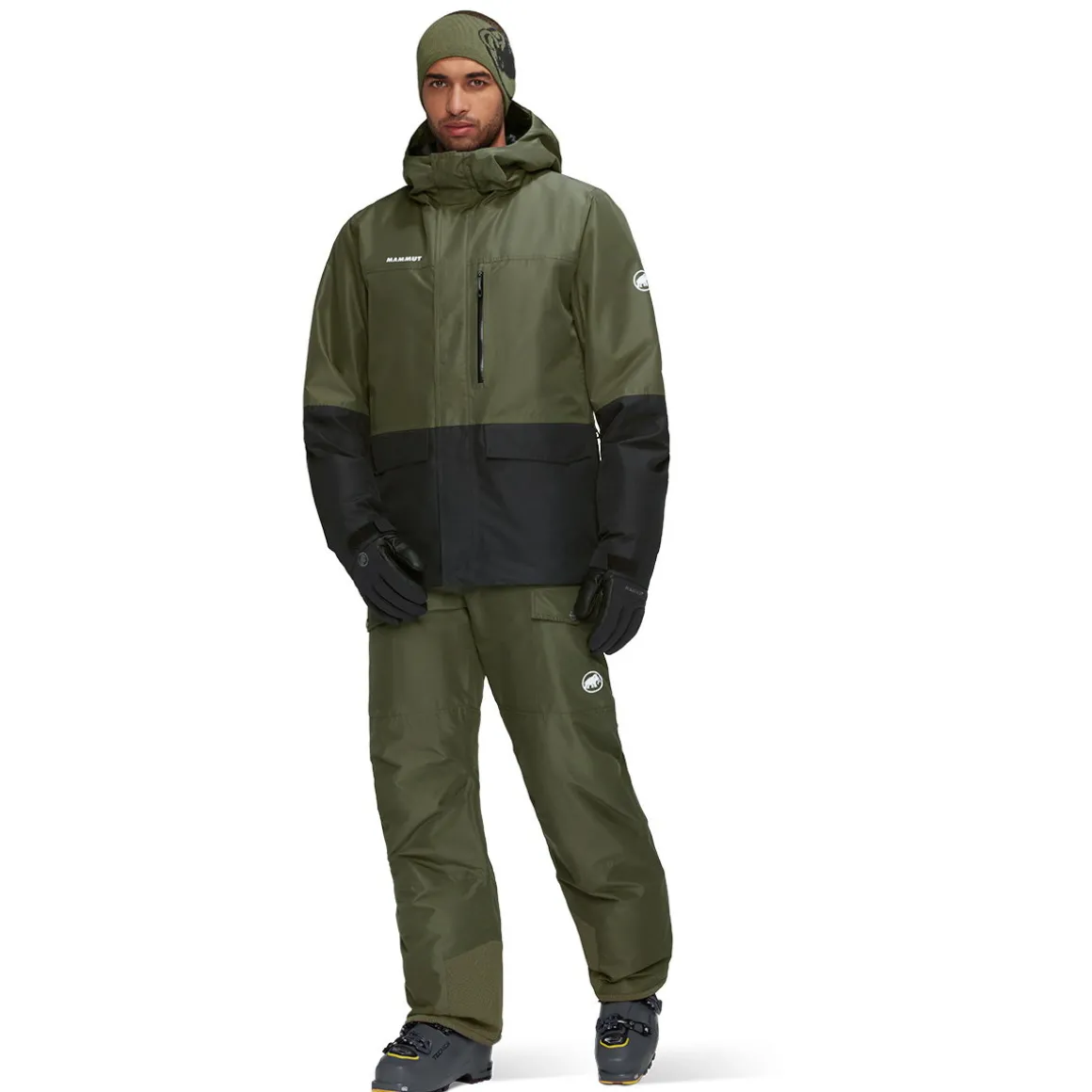 Mammut Fall Line HS Thermo Skijakke, herre (Dark-Marsh)