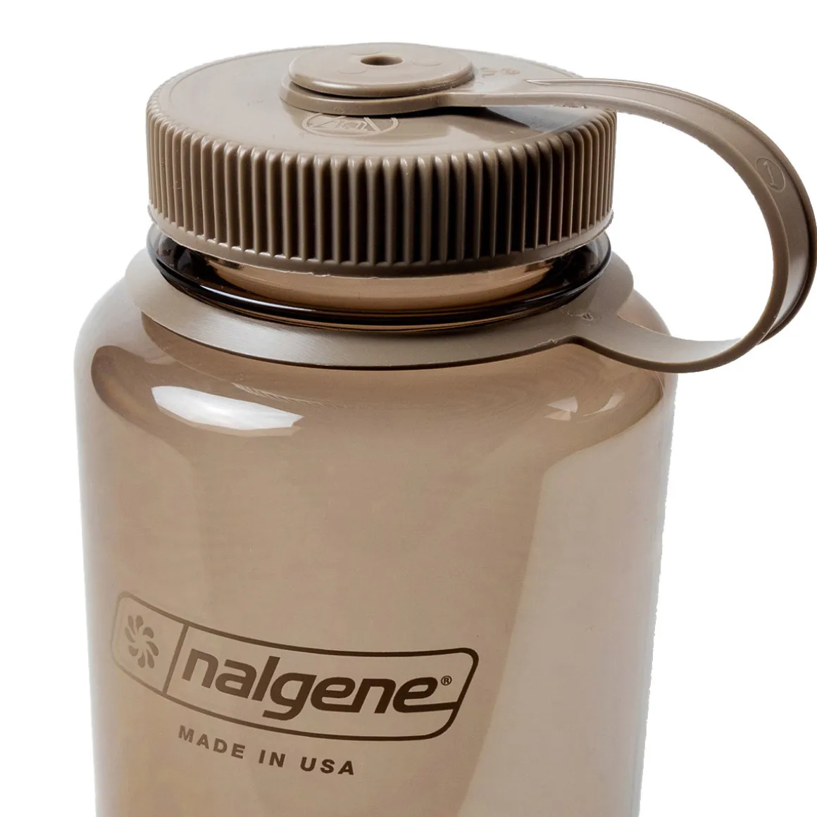 Nalgene Wide Mouth Sustain drikkedunk 1 L - Mocha
