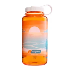Nalgene Wide Mouth Sustain drikkedunk 1 L (Clementine Sunset)