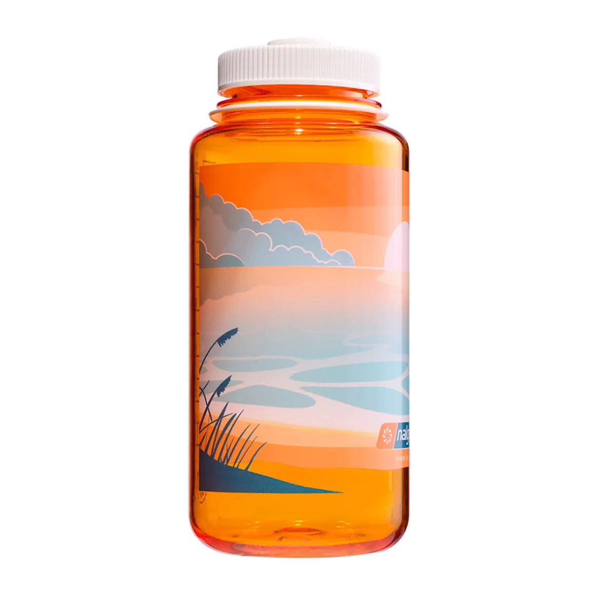 Nalgene Wide Mouth Sustain drikkedunk 1 L (Clementine Sunset)