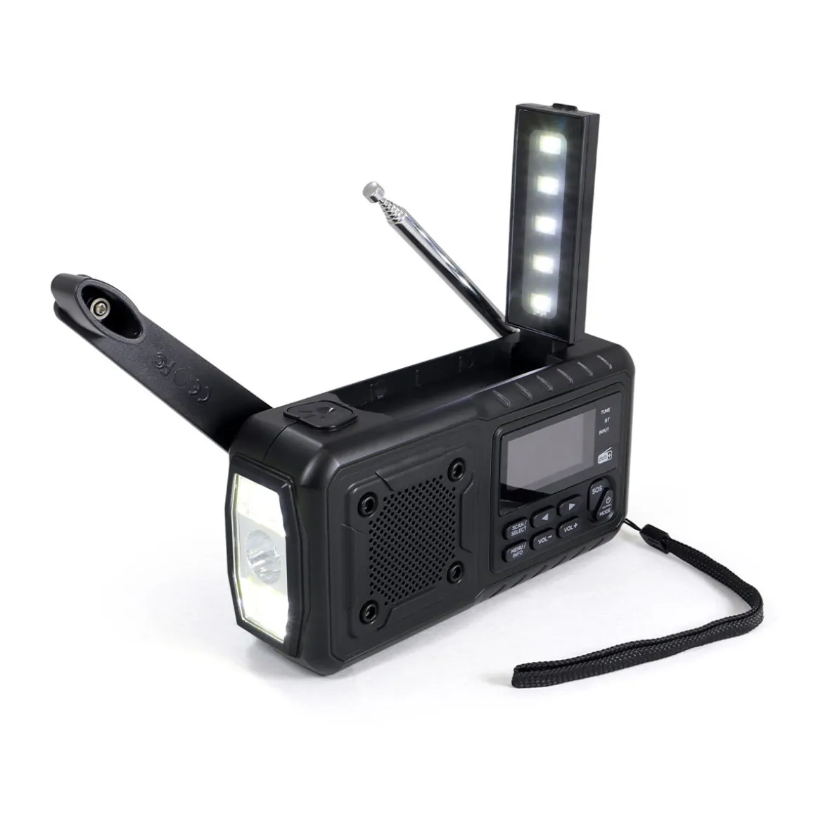 Origin Outdoors Crank Radio Multi DAB+ / nødradio med håndsving