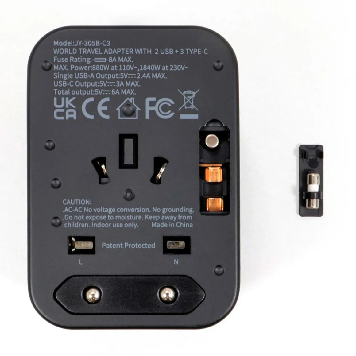 Origin Outdoors Travel Adapter - global oplader