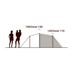 Outwell Earth 4 campingtelt, 4 personer