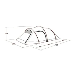 Outwell Earth 4 campingtelt, 4 personer
