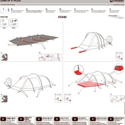 Outwell Earth 4 campingtelt, 4 personer