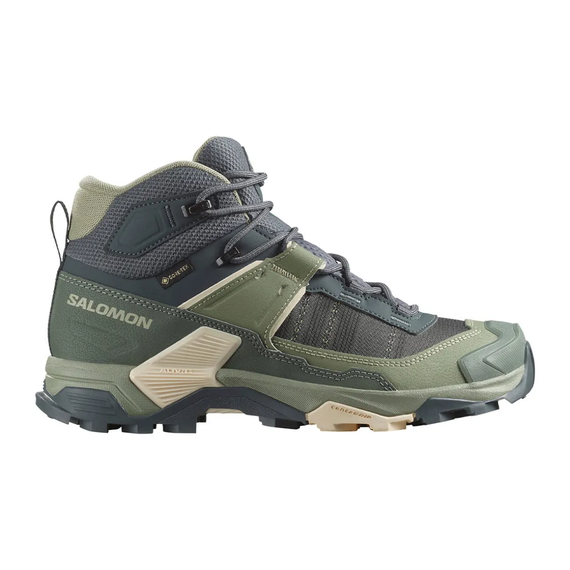 Salomon X Ultra 5 Mid Gore-Tex vandrestøvle, dame (Turbulence Sage)