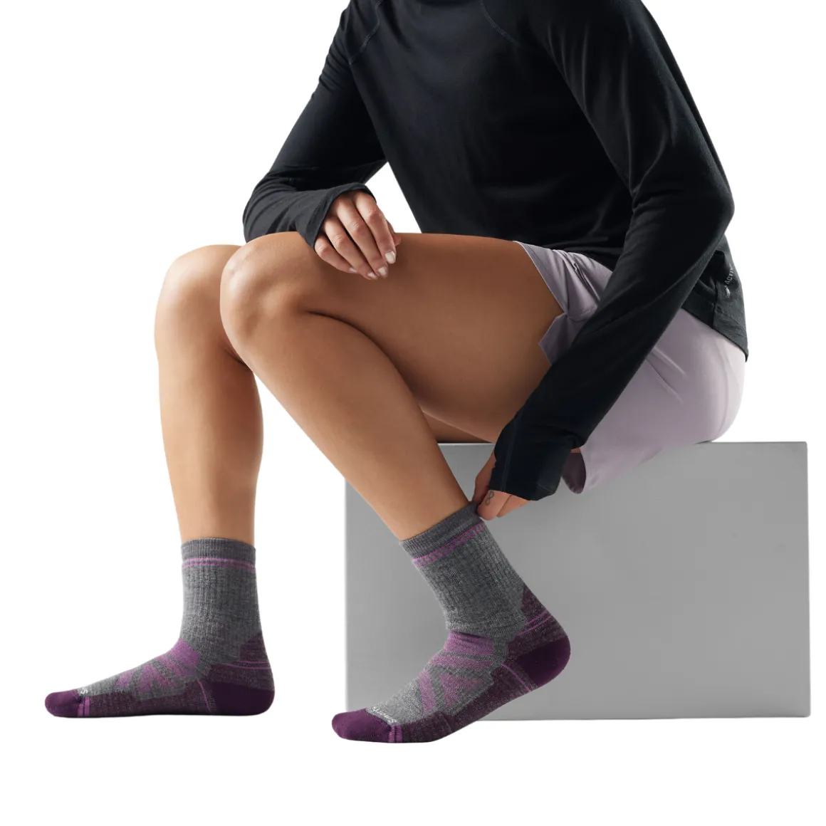 Smartwool Hike Full Cushion Crew Vandresok, dame (Medium Grey)