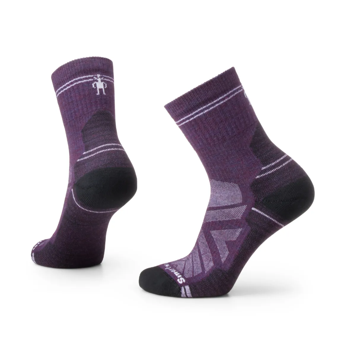 Smartwool Hike Light Cushion Mid Crew Vandresok, dame (Purple)