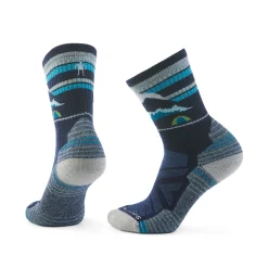 Smartwool Hike Light Cushion Mountain Moon Crew Vandresokker, dame (Deep Navy)