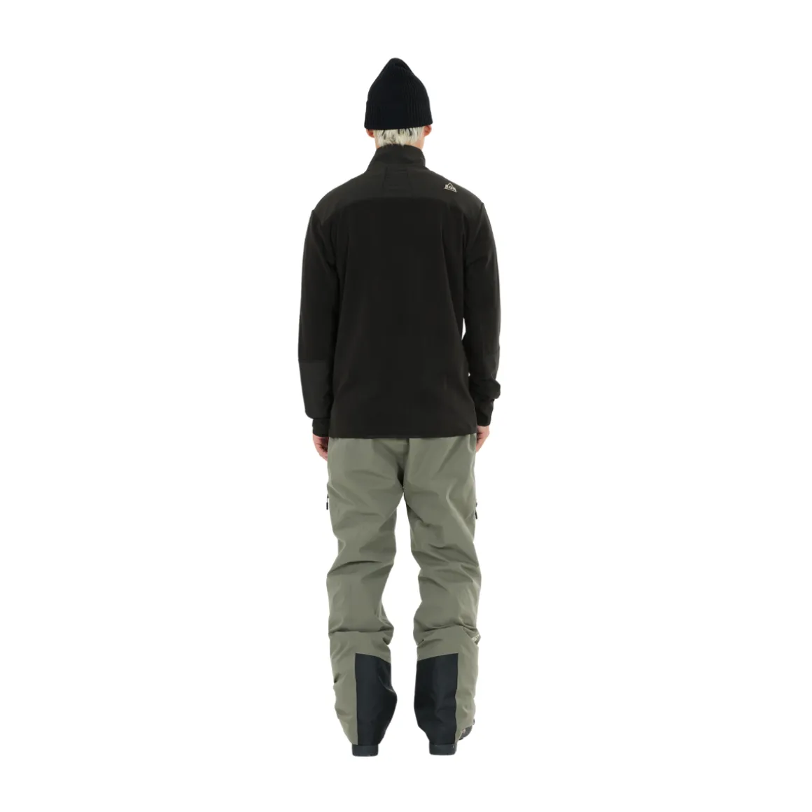 SOS Bromo Midlayer Full Zip Fleece, herre (Black)