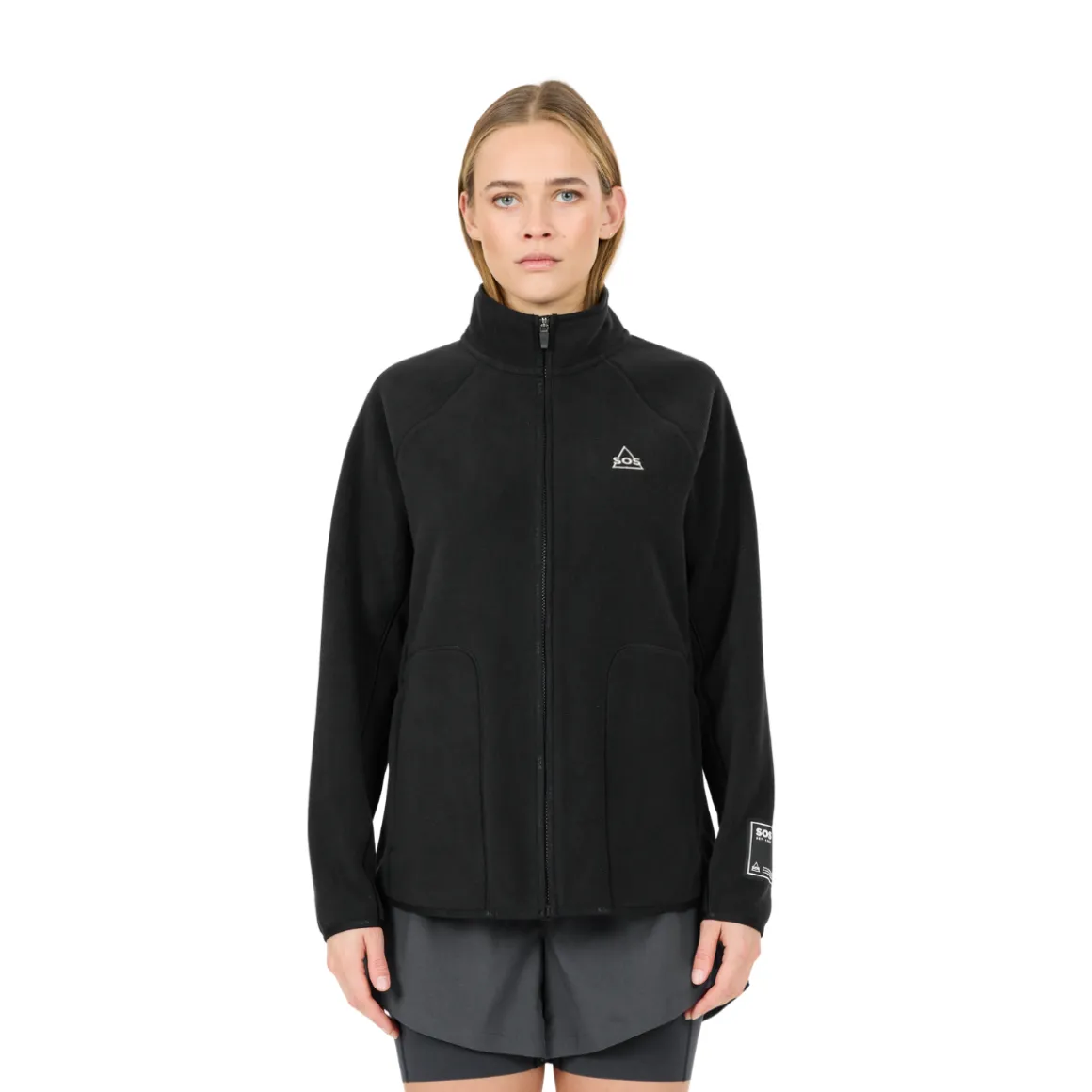 SOS Munson Full Zip Fleece, dame (Black)