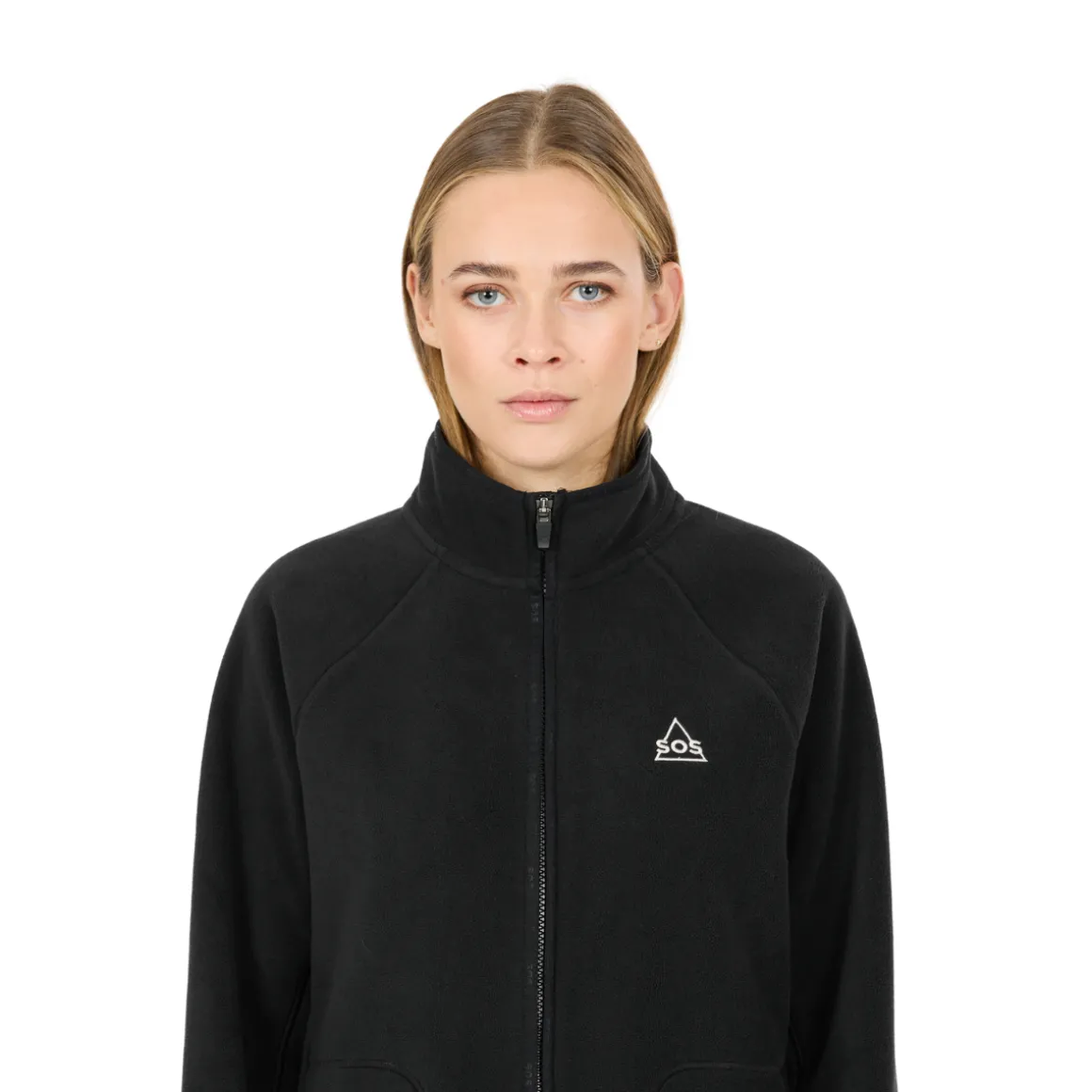 SOS Munson Full Zip Fleece, dame (Black)
