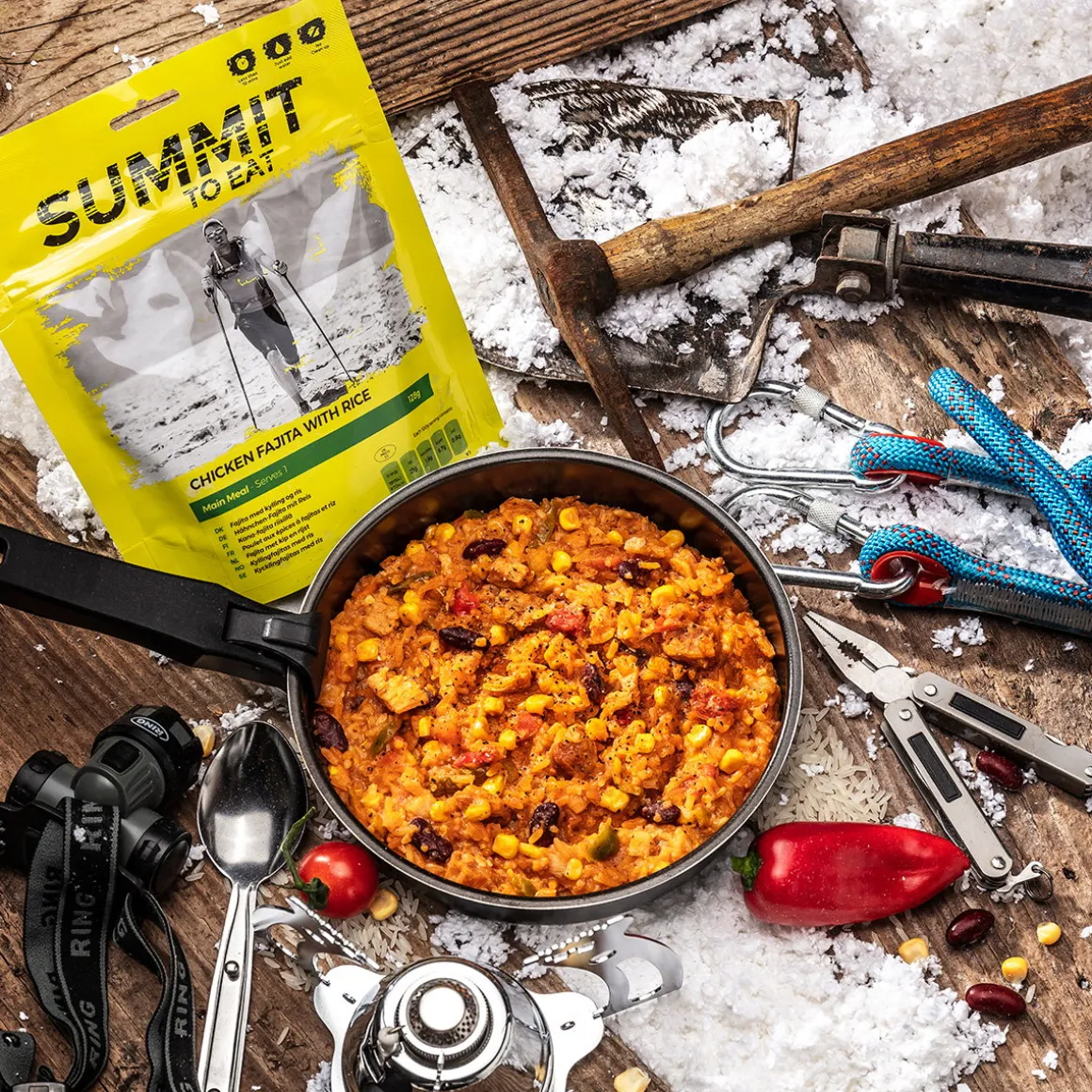 Summit to Eat Chicken Fajita with Rice / Fajita med kylling og ris