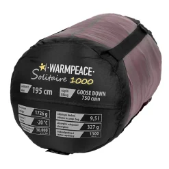 Warmpeace Solitaire 1000 / 195 cm V, dunsovepose