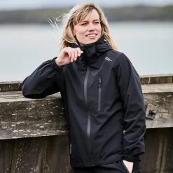 Weather Report Camelia regnjakke, dame (Black)