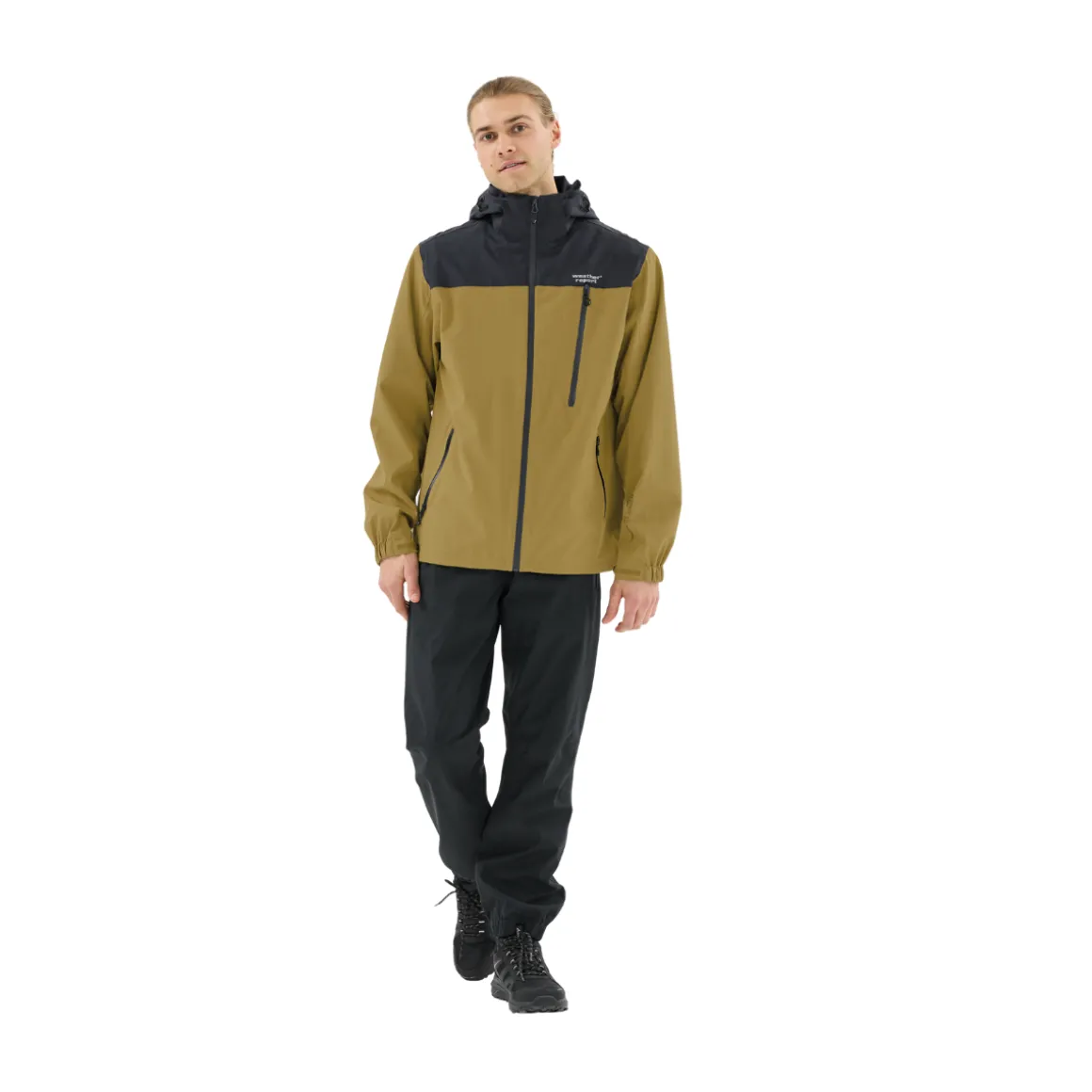 Weather Report Delton Jacket regnjakke, herre (Nutria)