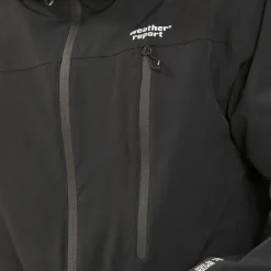 Weather Report Delton regnjakke, herre (Black)