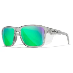 Wiley X Trek, Captivate Polaroid Glas, Transparent Stel, Unisex