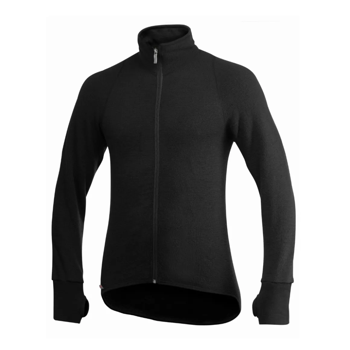 Woolpower Full Zip Jacket 400 uldtrøje, unisex (Black)